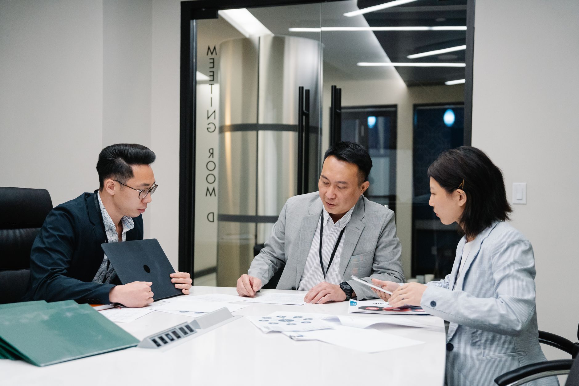 Editorial board reviewing publications
